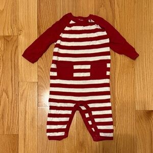 Cat & Jack Boys Red and White Striped Pajamas